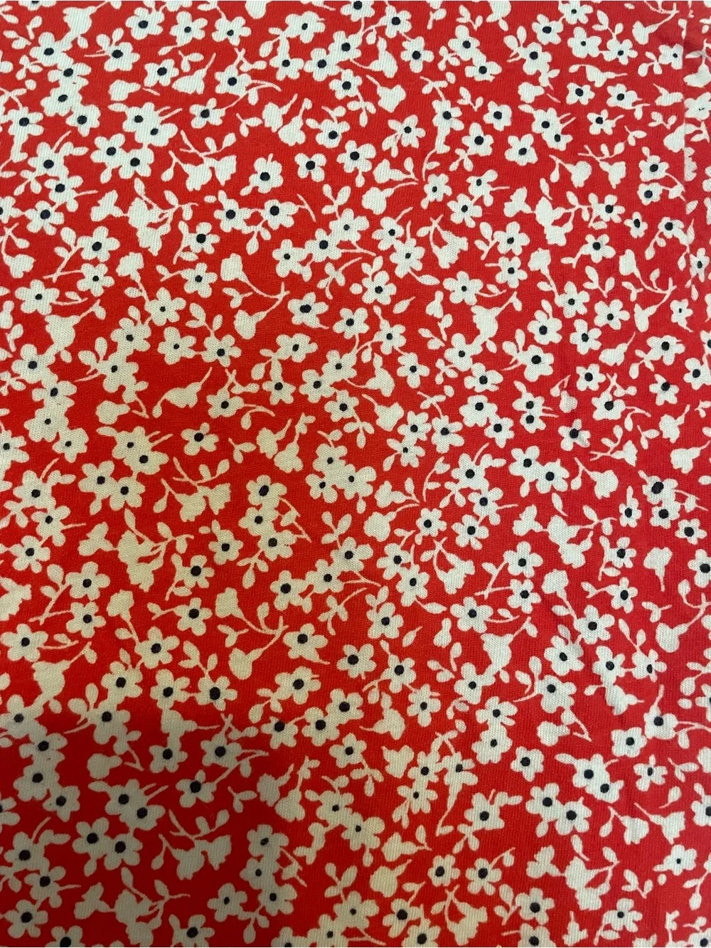 J. Crew Red Floral Midi Dress Size XS